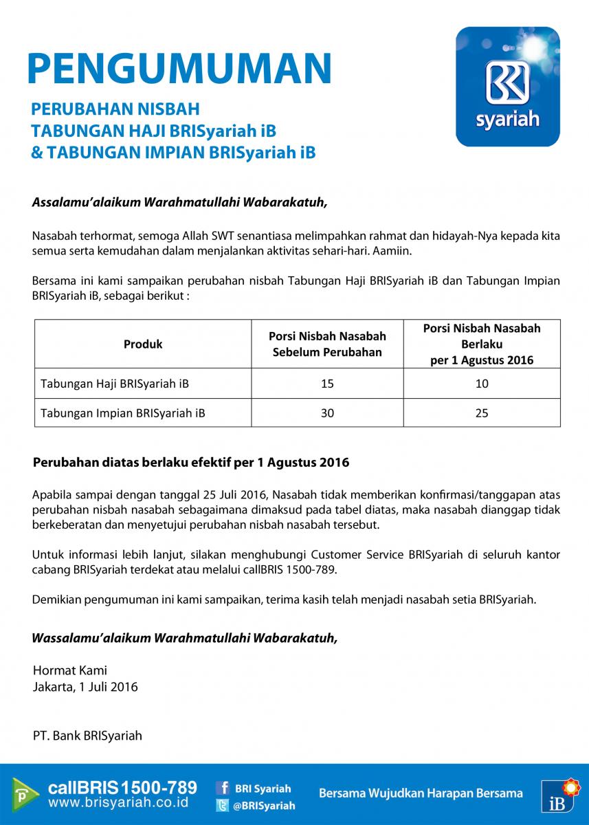 revisi nisbah